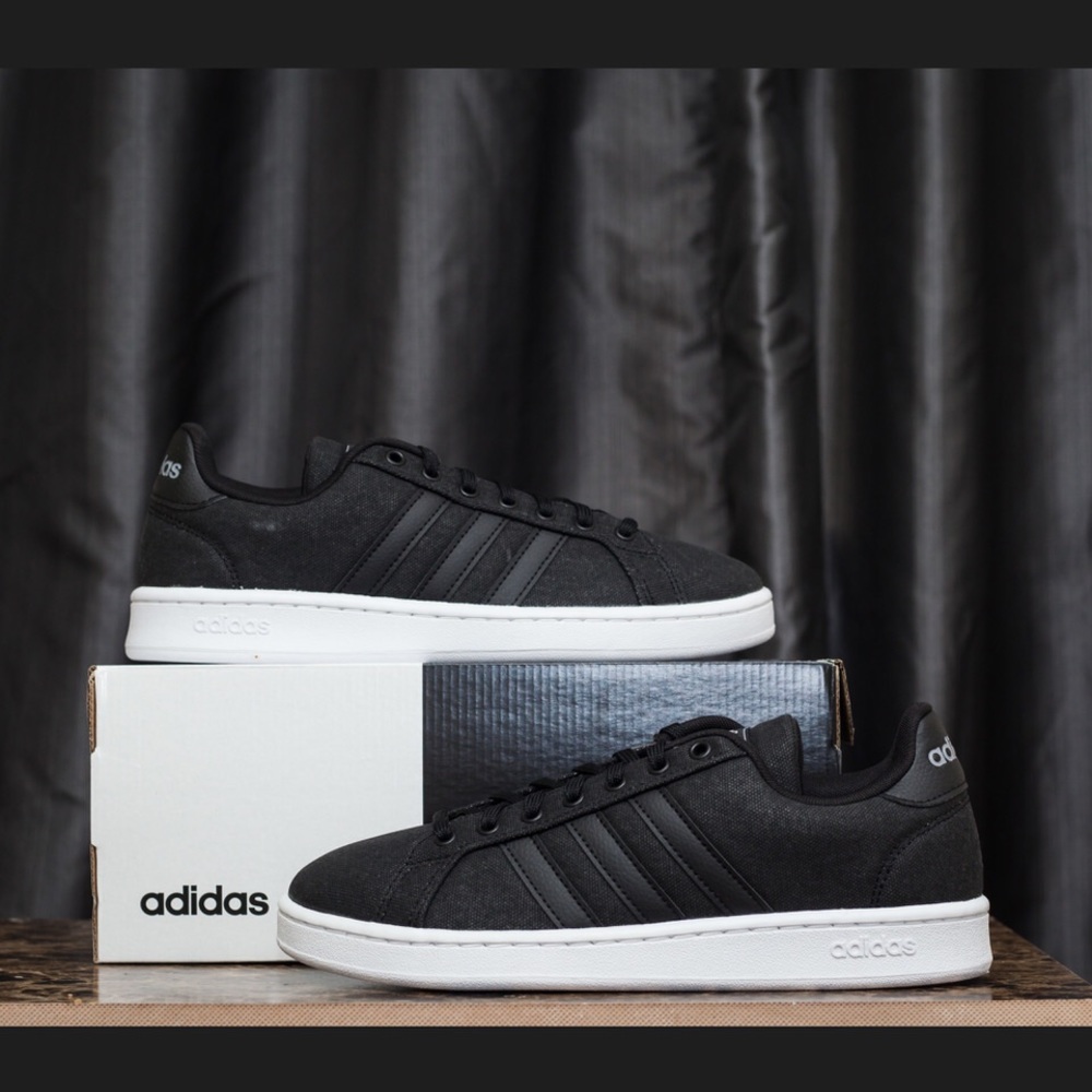 ADIDAS | Men’s Grand Court Shoes Core Black